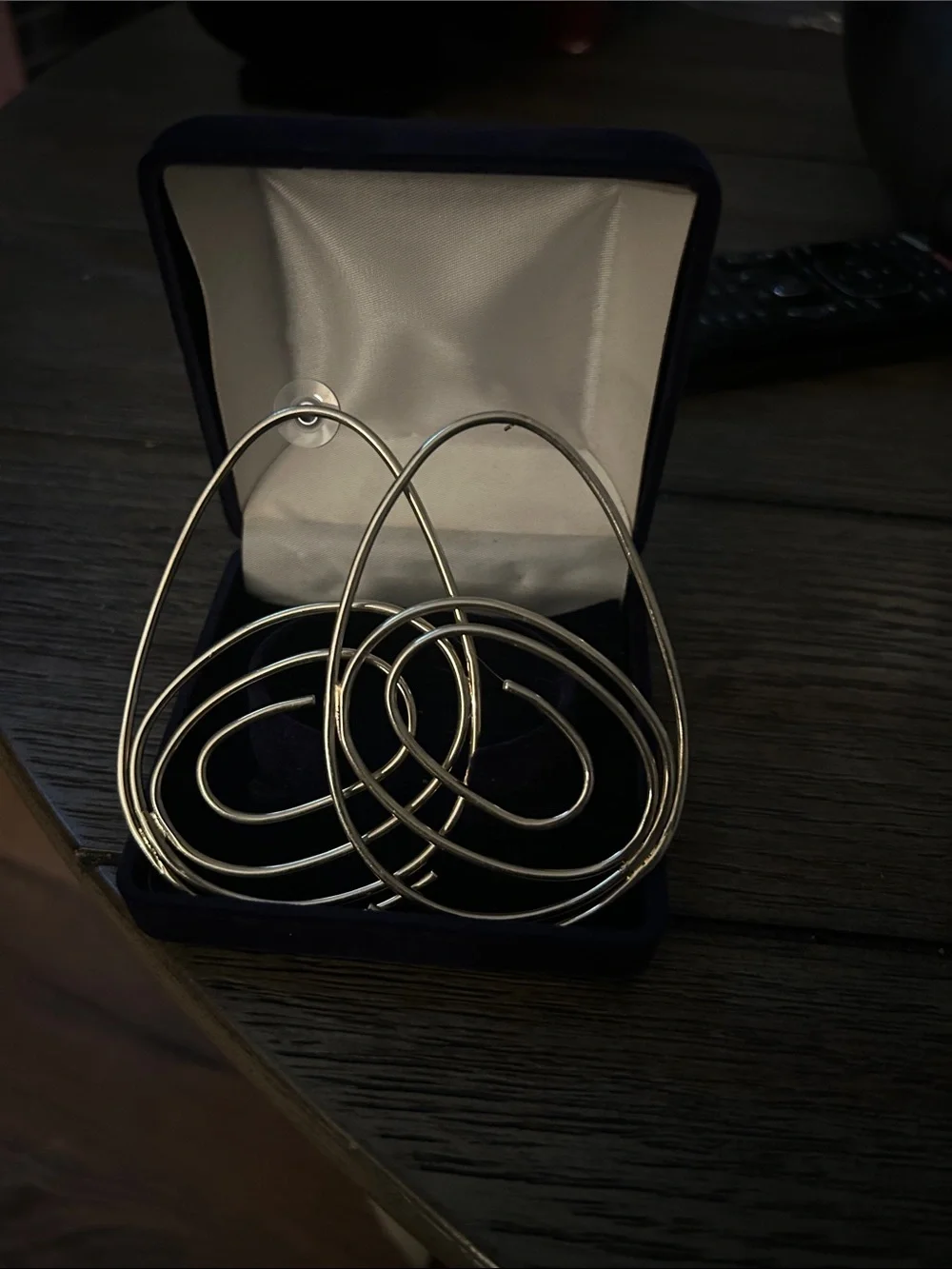 Silver Multi-Hoop Statement Earrings - Women Jewelry